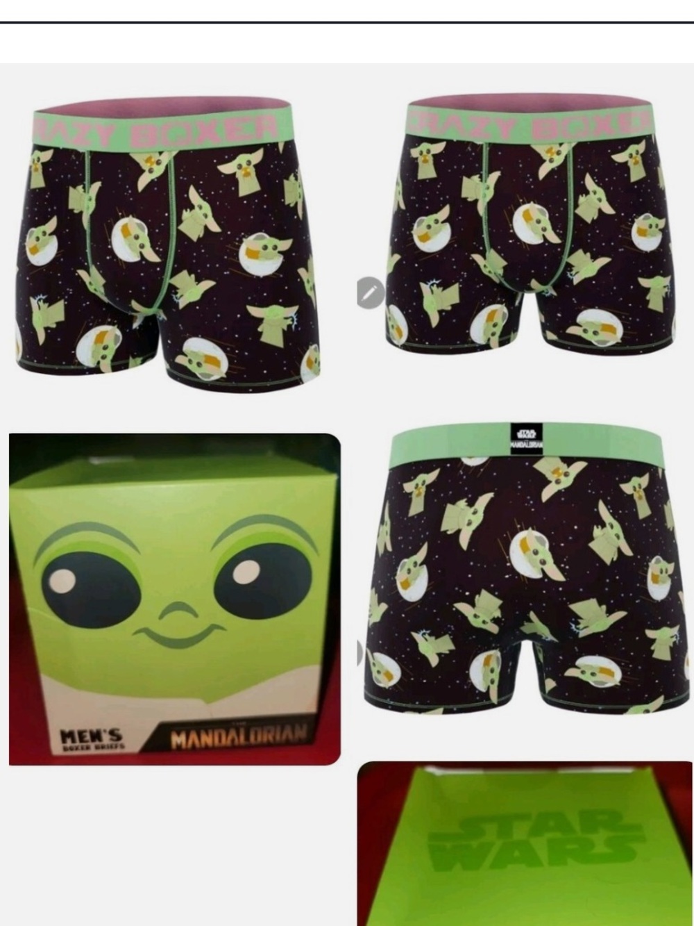 Star Wars The Mandalorian Boxer Briefs NIB